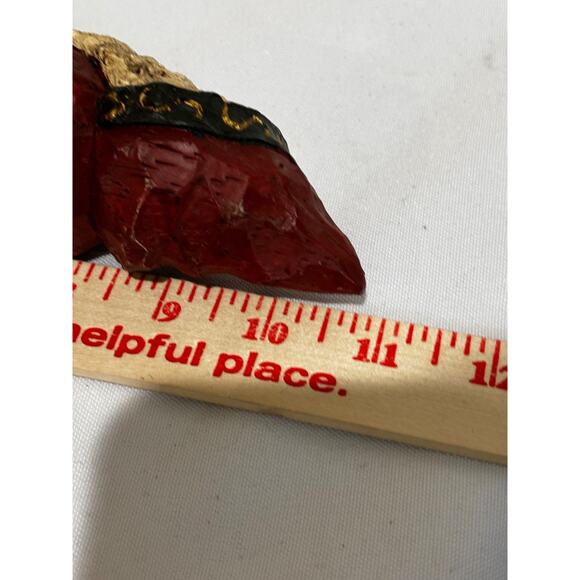 St. Nic Figure Carved Look Santa Vintage Holiday Collection Christmas 10" - Picture 8 of 10